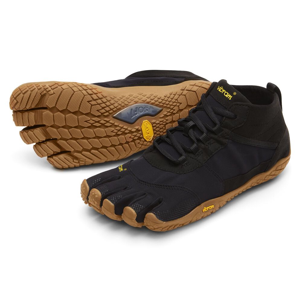 Vibram FiveFingers V-Trek Női Túracipő - Fekete EGBY726